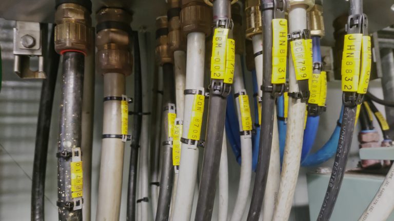 TBM Controller Cables as installed