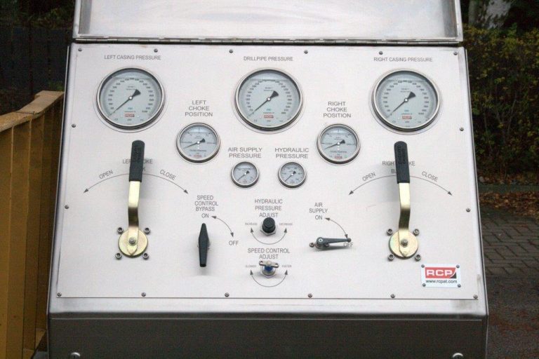 RCP Choke Console – Standard Unit, Faceplate