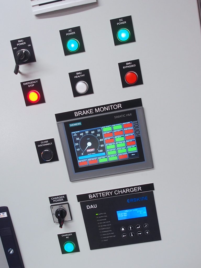 RCP Elmagco Brake Control System – Monitoring/Charging Unit